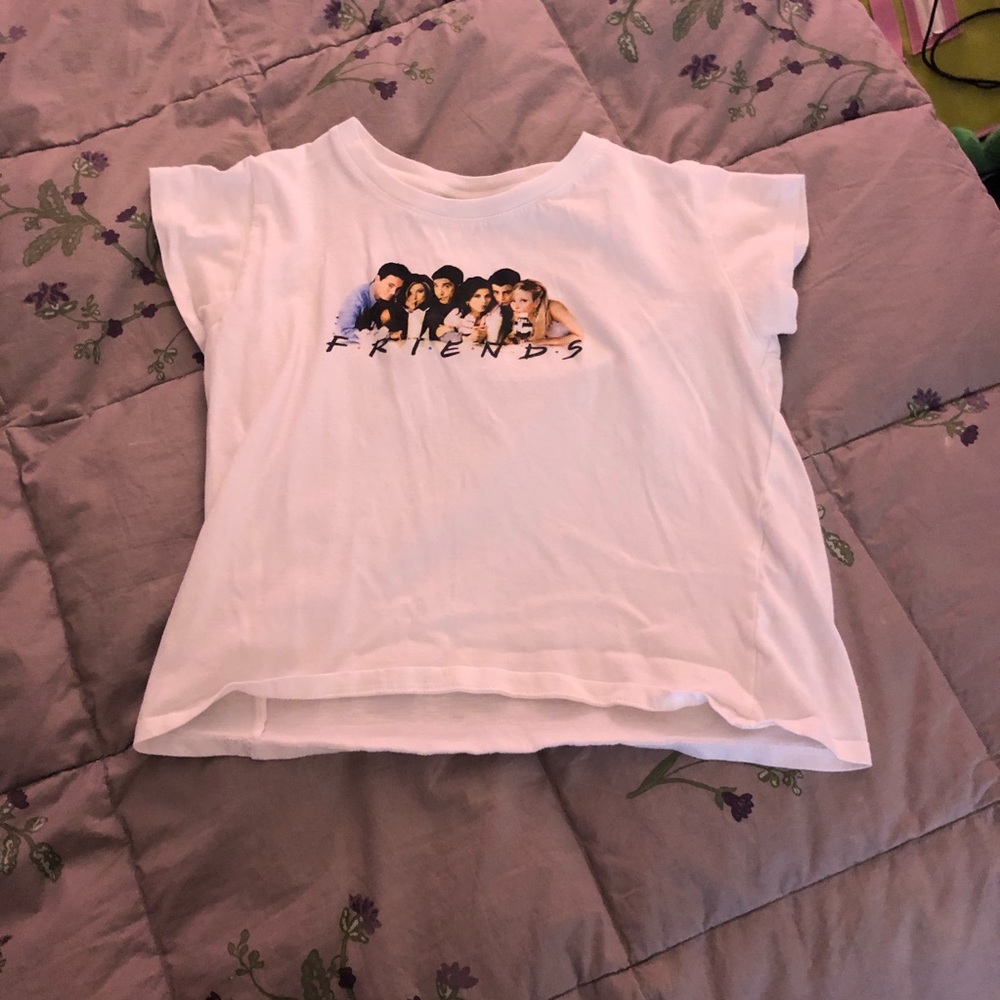 White Friends tee
